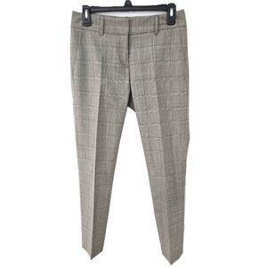 Piazza Sempione Italy Women's 40 Grey Kim Dress Pants Virgin Wool Straight Leg